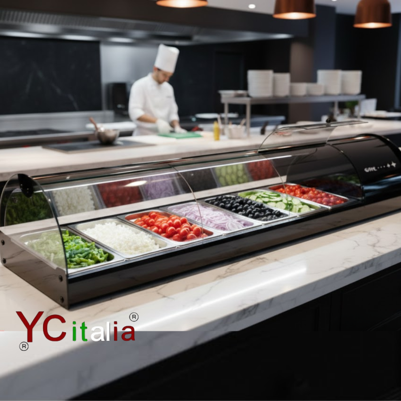 Vetrina refrigerata 1320x380x245|Home