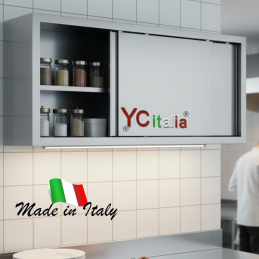 Pensile in acciaio inox h 1000