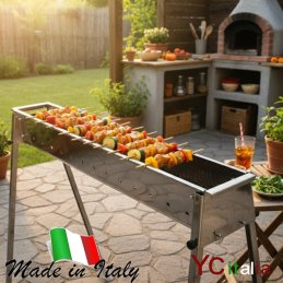 Grill manuale a carbonella...