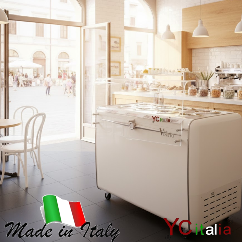Vetrina gelato 8 carapine