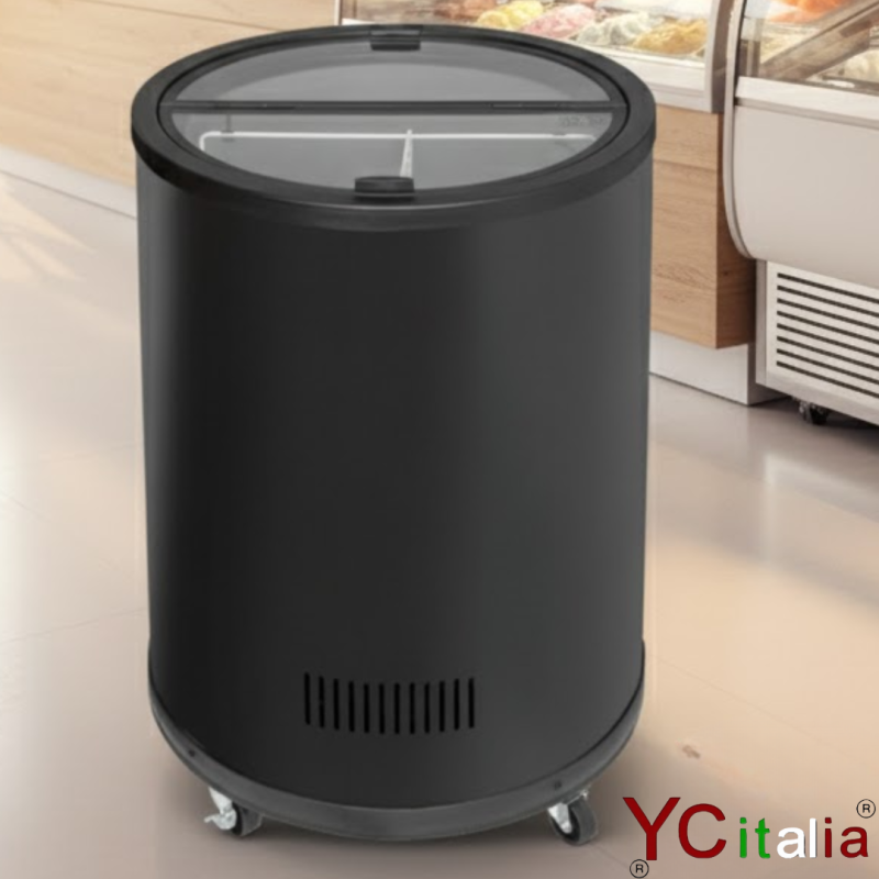 Congelatore a pozzetto con porta vetro|Congelatori self service