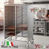 Carrello portavassoi inox 20 vassoi|Girarrosti e Girapolli professionali per ambulanti