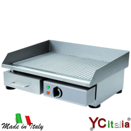 Piastra fry top rigato 550x350