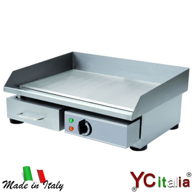 Piastra fry top liscia 550x350|Fry top liscio elettrico da banco
