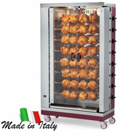 Girapolli e Girarrosti 40 polli|Girapolli e girarrosti a gas per ristoranti e gastronomie