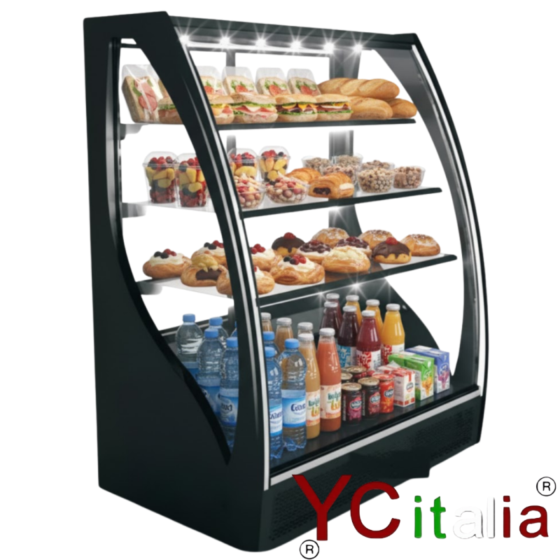 Vetrina refrigerata doppia apertura|Vetrina 4 piani