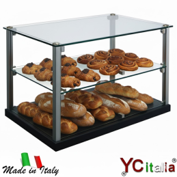 Vetrina neutra 600x360x365 h|Neutre 2 piani