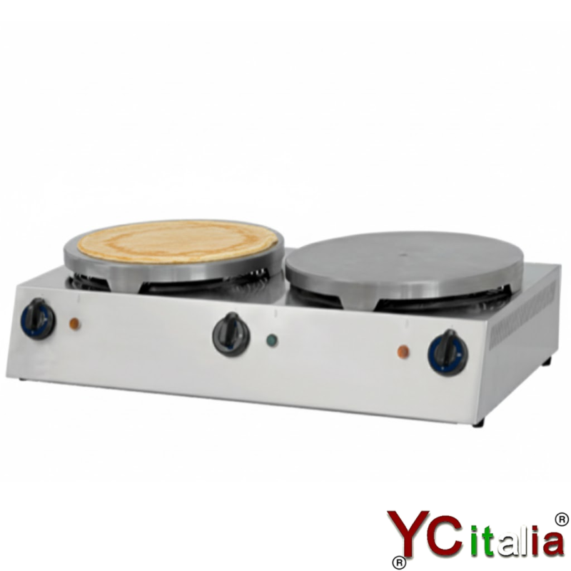 Crepiera elettrica doppia Ø 400|Crepiera elettrica professionale