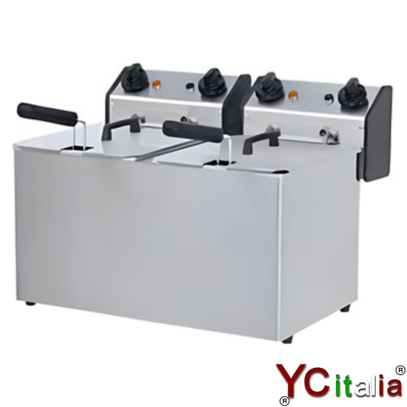 Friggitrice elettrica 4+4 litri|Doppia