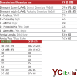 Cantinetta vini refrigerata wine 120|Cantinette vini