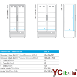 Frigo bibite bianco doppia porta|Home