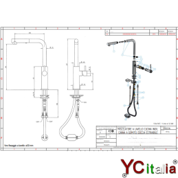 Miscelatore a lavello con doccetta estraibile