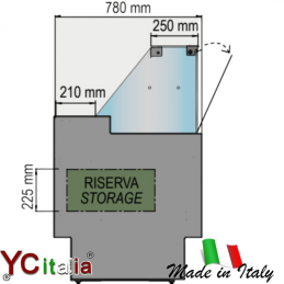 copy of Vetrina con refrigerazione semiventilata 1520x780