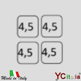 Cucina 4 fuochi con forno elettrico 18 kw professionale|Cucina con forno statico