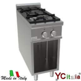 Cucina a gas 2 fuochi 12,9...