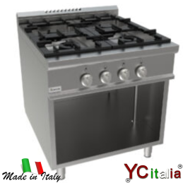 Cucina quattro fuochi a gas|Cucina a gas senza forno profondita 900