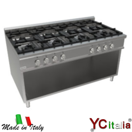 Cucina 2 fuochi su vano aperto 40x90|Cucina a gas senza forno profondita 900