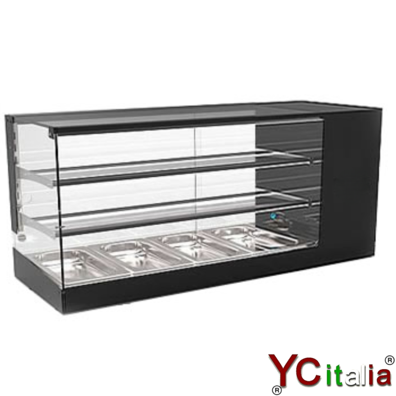 Vetrina refrigerata statica da appoggio 970x380x460|Vetrina refrigerata da banco 3 piani