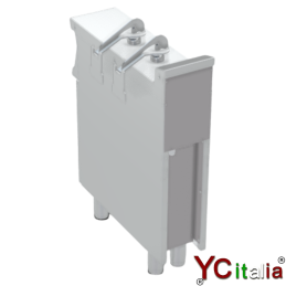 Sollevatore cesti automatico per cuocipasta cm 20x70,5x90h|Cuocipasta profondita 700