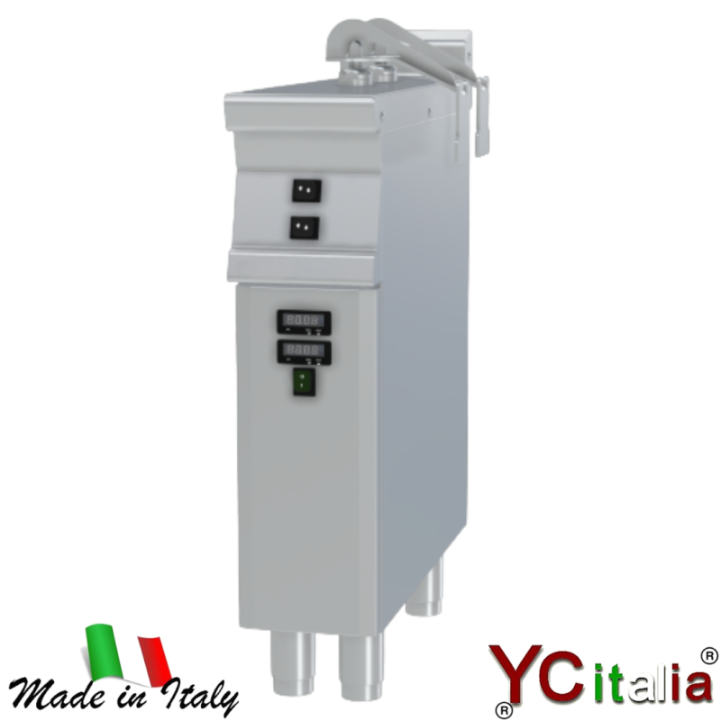 Sollevatore cesti automatico per cuocipasta cm 20x70,5x90h|Cuocipasta profondita 700