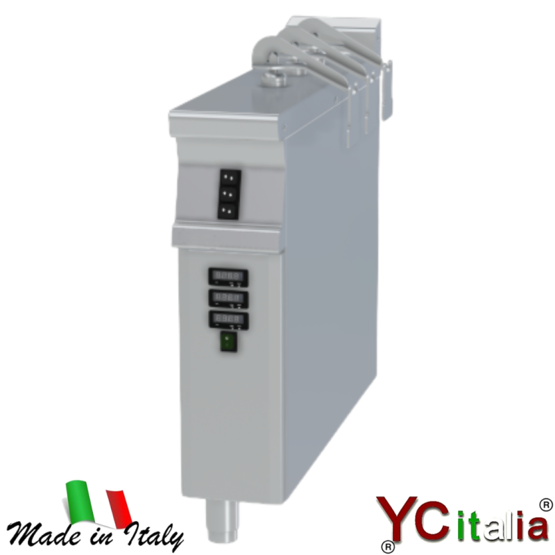 Sollevatore cesti automatico per cuoci pasta cm 20x 90x 90h|Bollitore professionale profondita 900