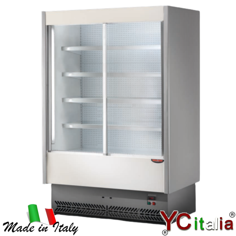 Murale professionale porte scorrevoli 1600x765x2030/2130|Murali refrigerati con porte scorrevoli