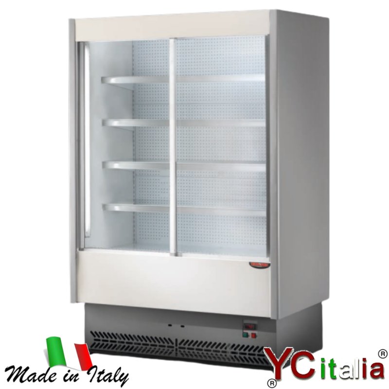 Murale professionale porte scorrevoli 1600x765x2030/2130|Murali refrigerati con porte scorrevoli