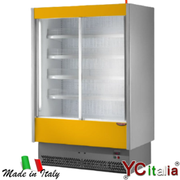 Murale professionale porte scorrevoli 1600x765x2030/2130|Murali refrigerati con porte scorrevoli