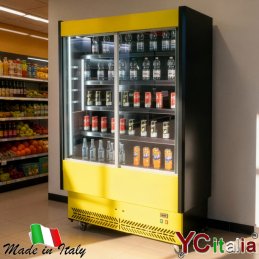 Murale salumi e latticini 1350x765x2030/2130 porte scorrevoli|Murali refrigerati con porte scorrevoli