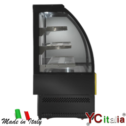 Espositore caldo con vetro curvo 1246x774x1381 mm|Home