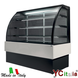 Espositore caldo con vetro curvo 1546x774x1381 mm|Home