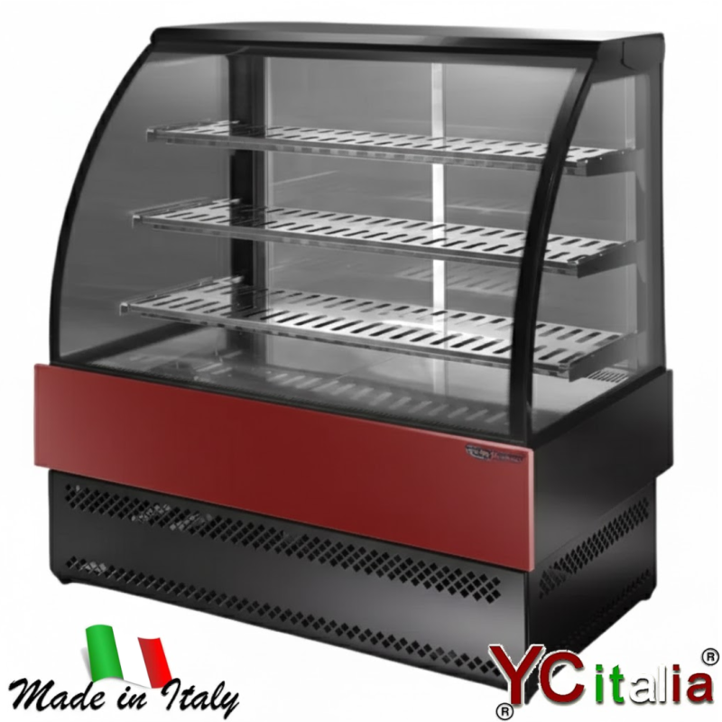 copy of Espositore caldo vetro curvo 646x774x1381 mm