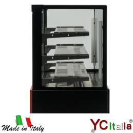 Vetrina riscaldata a 2 porte 1241x775x1392 mm|Vetrine espositive riscaldate