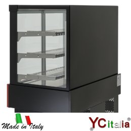 Vetrina alimentare riscaldata a 2 porte 1841x775x1392 mm|Vetrine espositive riscaldate