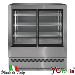 Vetrina refrigerata 4 porte 922x769x1389 mm|Vetrine profondità 800 ventilate