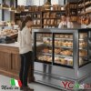 Espositore refrigerato 4 porte 1522x769x1389 mm|Vetrine profondità 800 ventilate