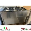Cucina a gas 6 fuochi con vano aperto|Cucina a gas senza forno profondita 900