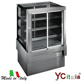 Vetrina calda 4 porte 922x769x1389 mm|Vetrine espositive riscaldate