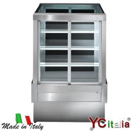 Vetrina calda 4 porte 922x769x1389 mm|Vetrine espositive riscaldate