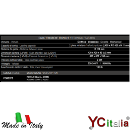 Forno meccanico elettrico con pietra refrattaria 2 pizze|Forni elettrici Ø 30