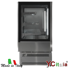 Espositore per alimenti caldo a 4 porte 1822x769x1389 mm|Vetrine espositive riscaldate