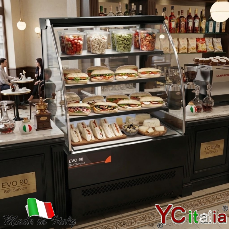 Self service refrigerato 1805 X 800 X 1520|Murale refrigerato 800 profondità 