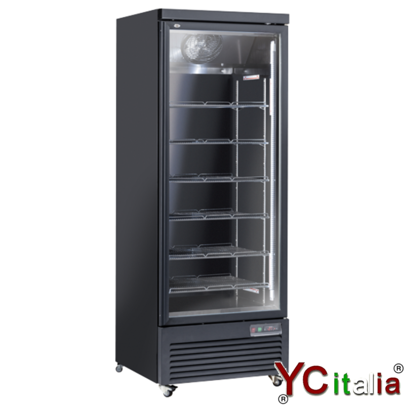 Frigo nero verticale 600 litri 750x740x2040 mm|Frigoriferi eko 600 litri