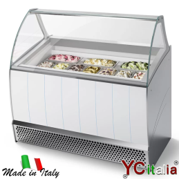 Vetrina gelato 10 gusti...
