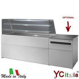 Vetrina refrigerata con 1 mensola 1377x940x1224 mm