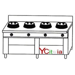 3 255,53 €F.A.R.H. Snc Di Bottacin Antonio & CCuisine 4 feux d'artifice chinois en ligneMur de cuisine