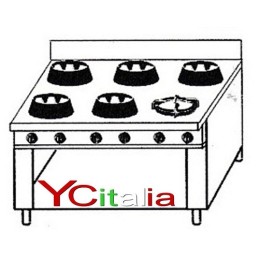 Cucina 6 fuochi cinesi