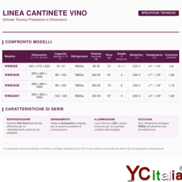 Cantinetta vini due temperature|Cantinette vini