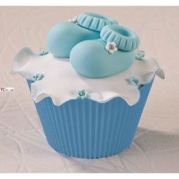 Pirottini azzurri per cupcake