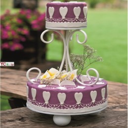 210,00 €F.A.R.H. Snc Di Bottacin Antonio & CPorte gâteau à trois étagesLevez des gâteaux en plastique